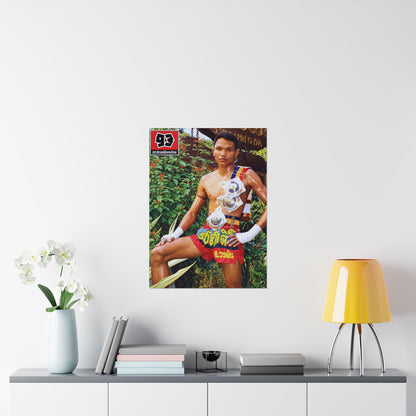 Rajasak "The Soul Hunting Lord of Knees" Sor.Vorapin | Muay Thai Poster