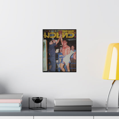 No Clean Wins | Vintage Matte Muay Thai Poster