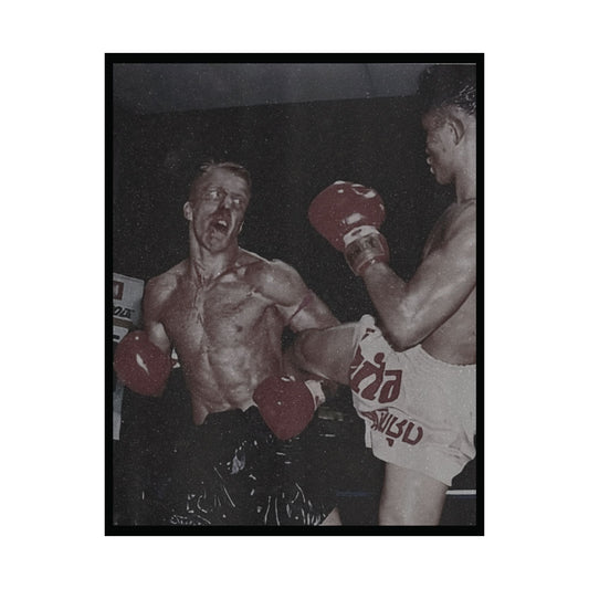 Ramon Dekkers – "เพชร" Diamond | Matte Muay Thai Poster