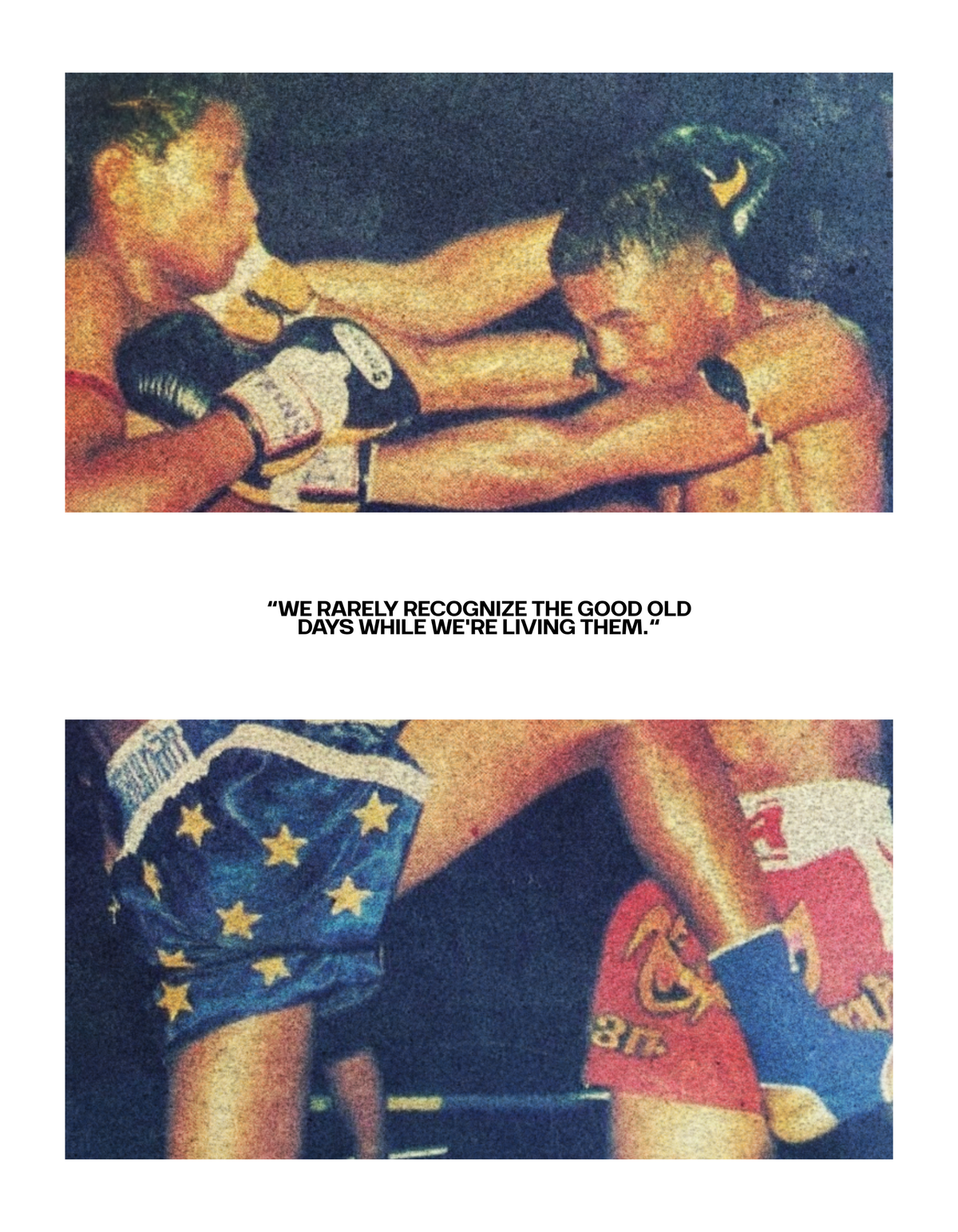 Good Old Days | Muay Thai Poster