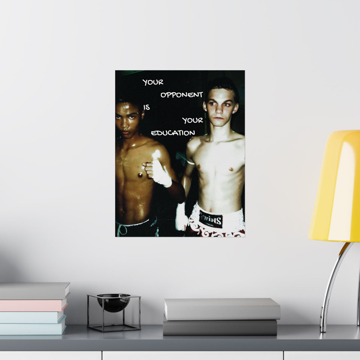 Your Opponent Is Your Education | Muay Thai Poster