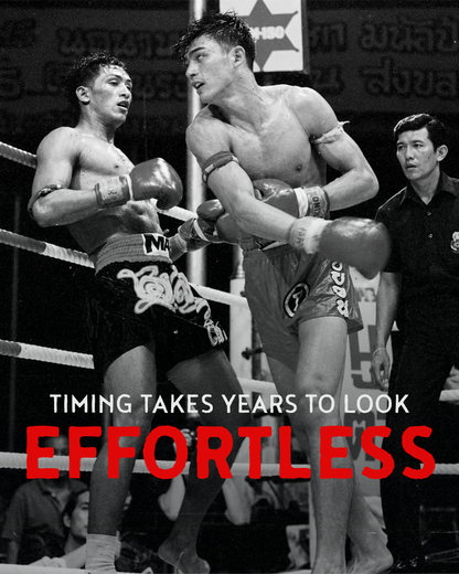 Timing Takes Years To Look Effortless | Muay Thai Poster